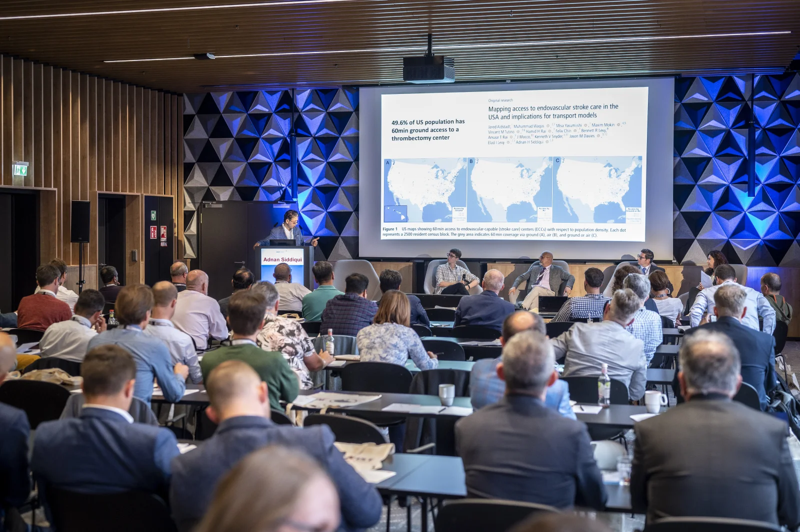 Audience and operators at ICCA-Stroke 2022, CSI Frankfurt.